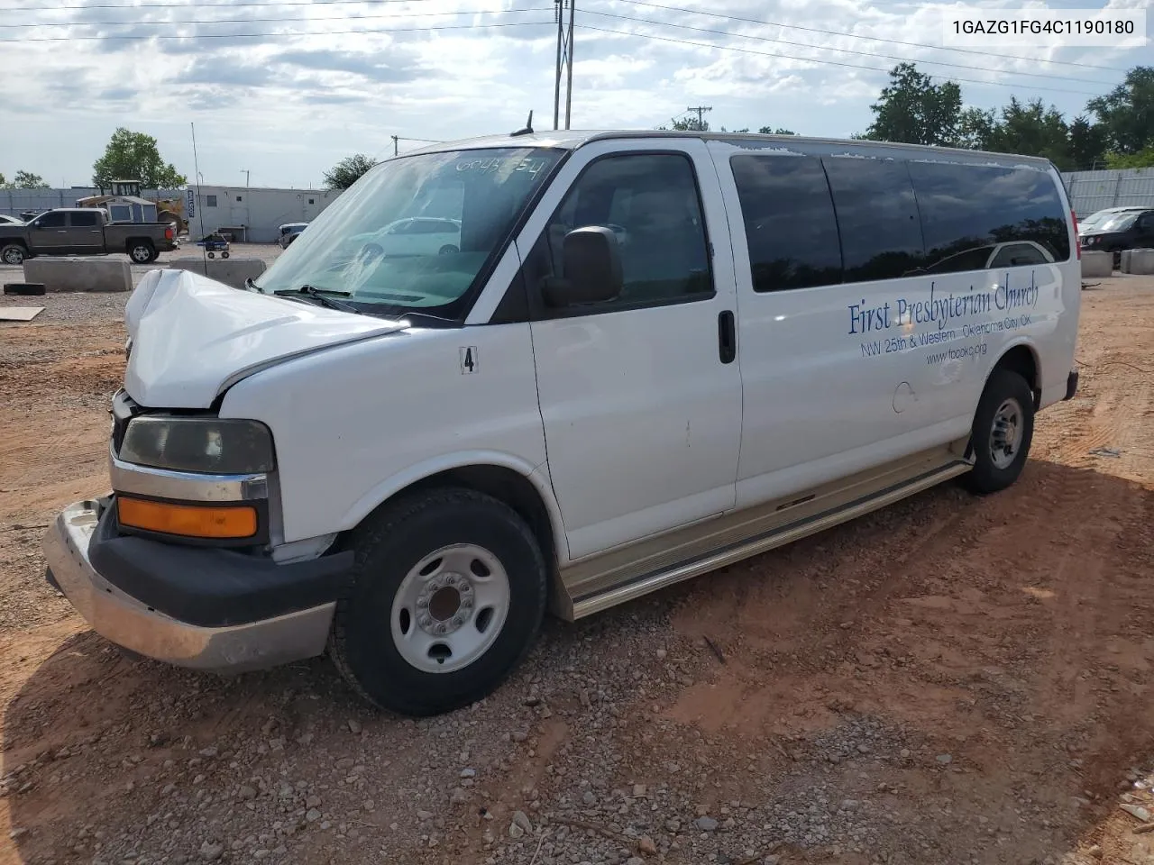 2012 Chevrolet Express G3500 Lt VIN: 1GAZG1FG4C1190180 Lot: 60436354