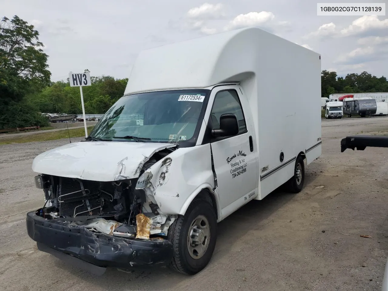 2012 Chevrolet Express G3500 VIN: 1GB0G2CG7C1128139 Lot: 61172534