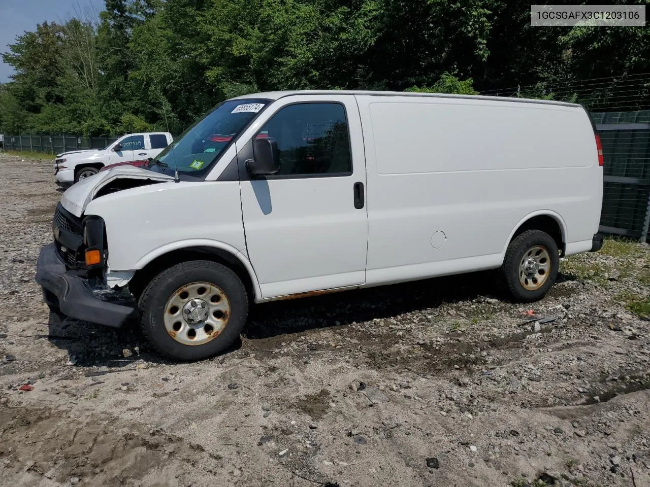 1GCSGAFX3C1203106 2012 Chevrolet Express G1500