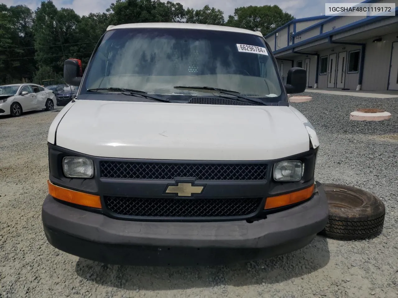 2012 Chevrolet Express G1500 VIN: 1GCSHAF48C1119172 Lot: 66296784