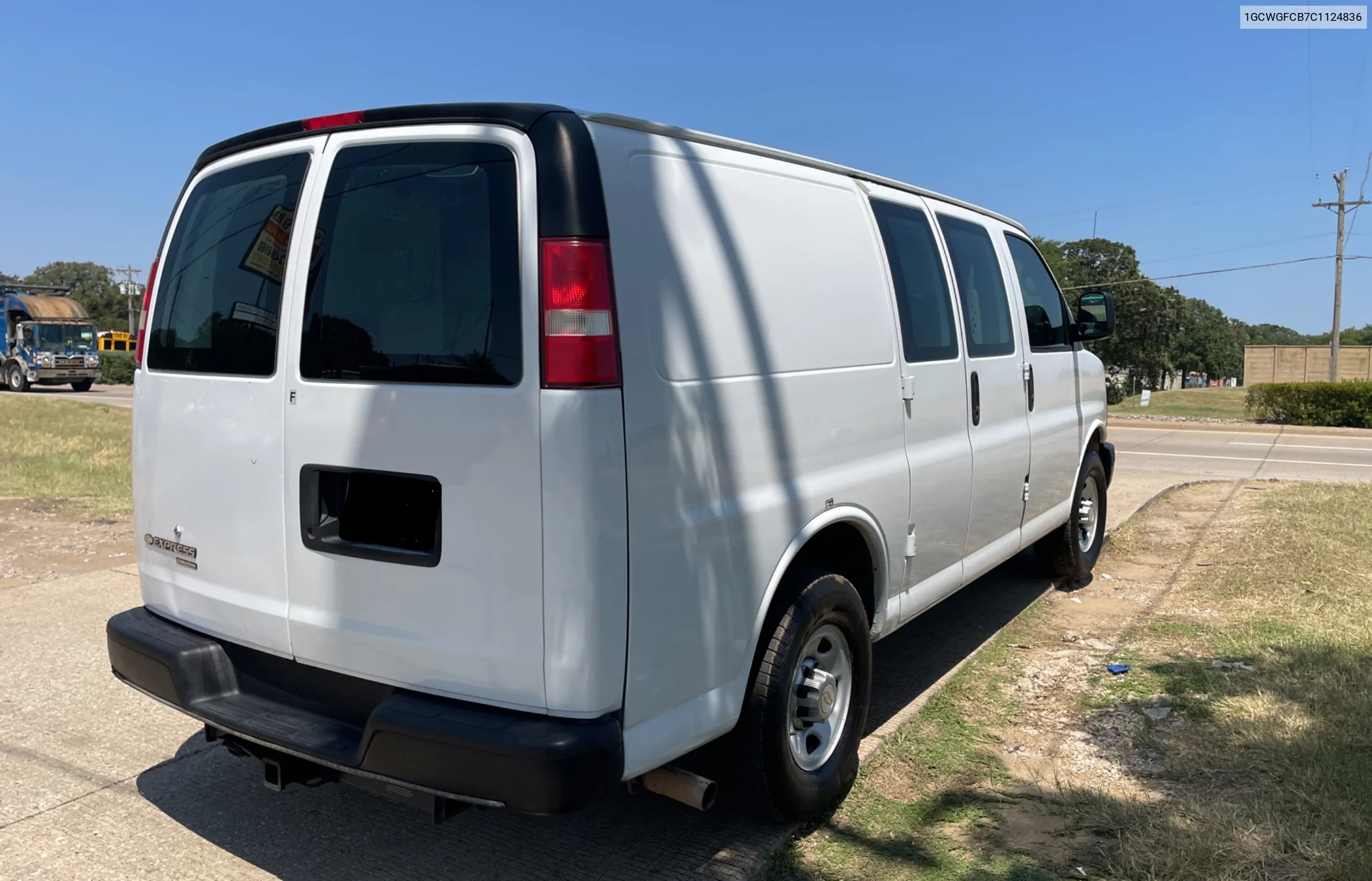 2012 Chevrolet Express G2500 VIN: 1GCWGFCB7C1124836 Lot: 66735524