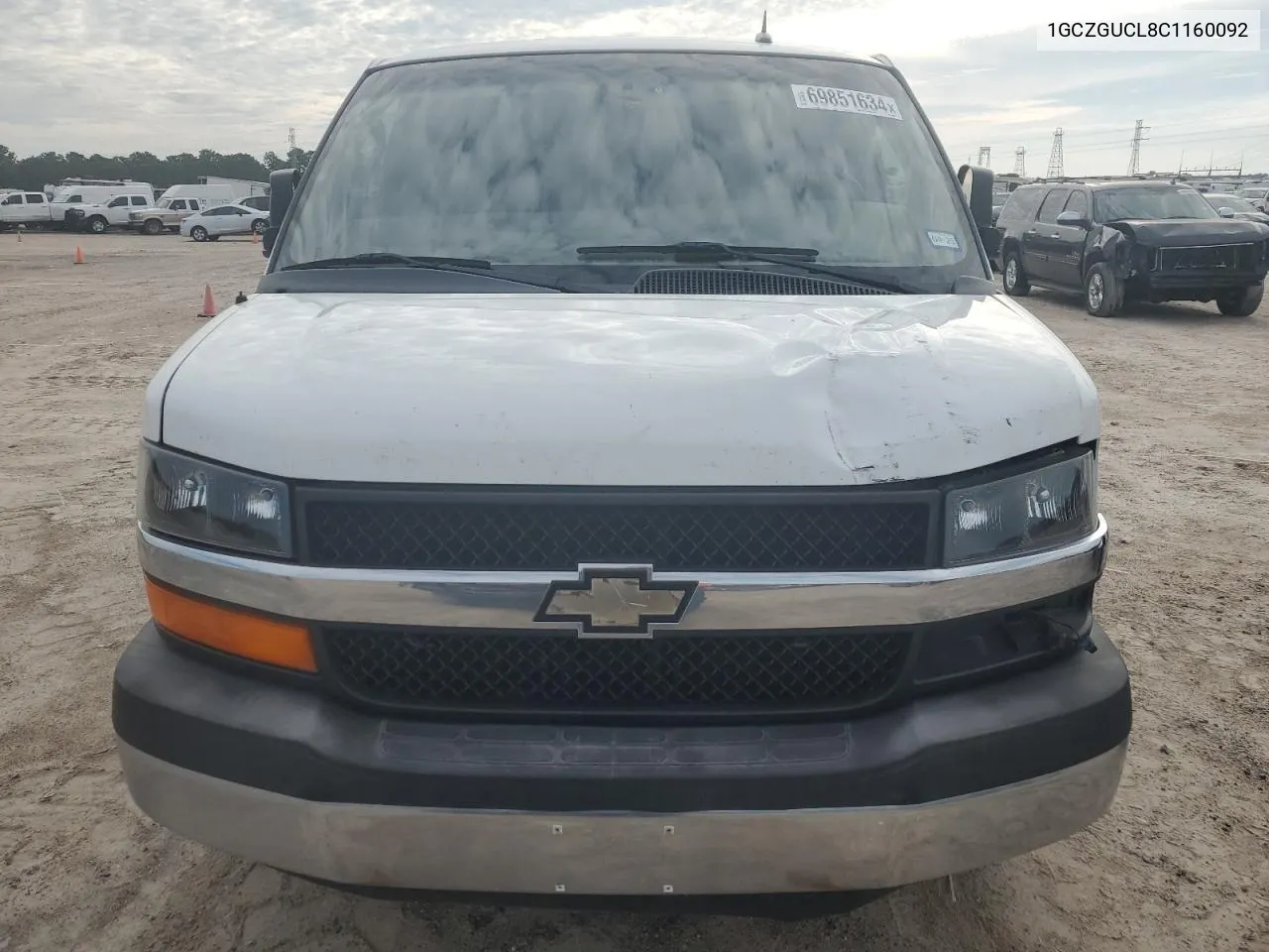 1GCZGUCL8C1160092 2012 Chevrolet Express G3500