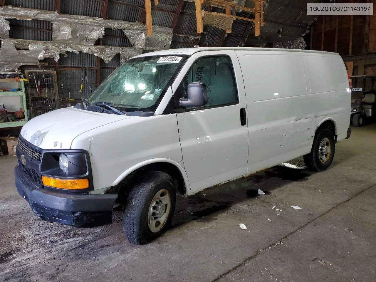 2012 Chevrolet Express G3500 VIN: 1GCZGTCG7C1143197 Lot: 70210054