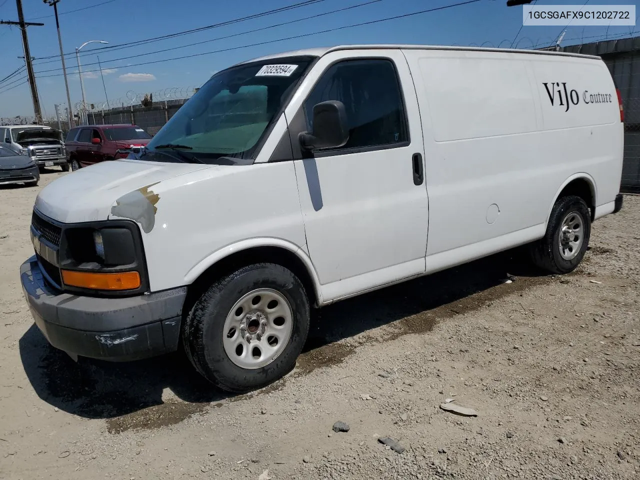 2012 Chevrolet Express G1500 VIN: 1GCSGAFX9C1202722 Lot: 70329594