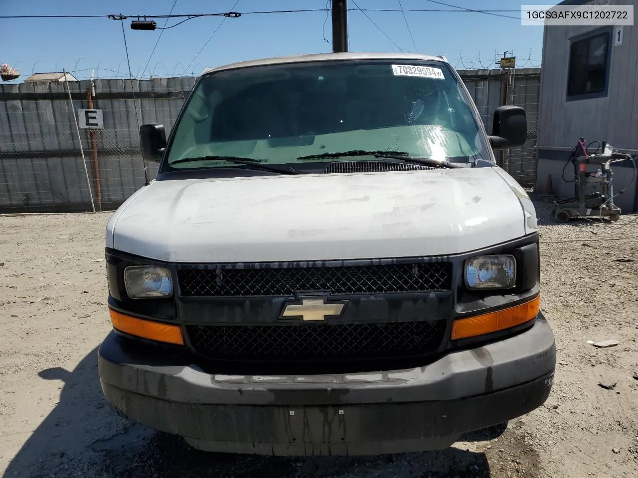 2012 Chevrolet Express G1500 VIN: 1GCSGAFX9C1202722 Lot: 70329594