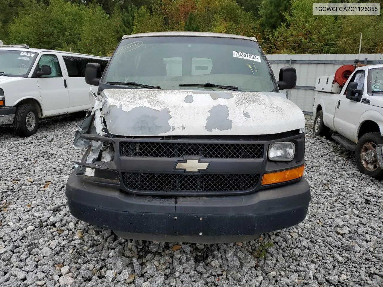 1GCWGFCA2C1126355 2012 Chevrolet Express G2500