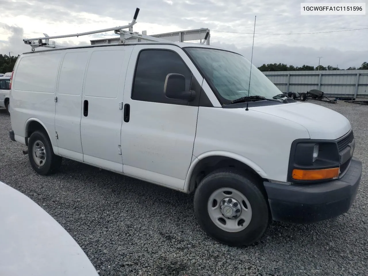 2012 Chevrolet Express G2500 VIN: 1GCWGFFA1C1151596 Lot: 70669974