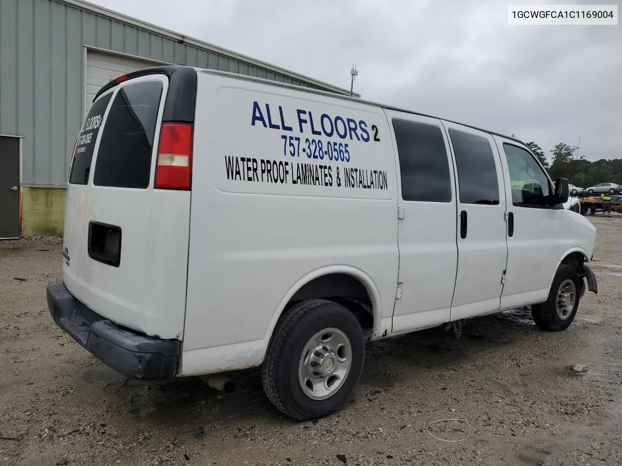 2012 Chevrolet Express G2500 VIN: 1GCWGFCA1C1169004 Lot: 71554104