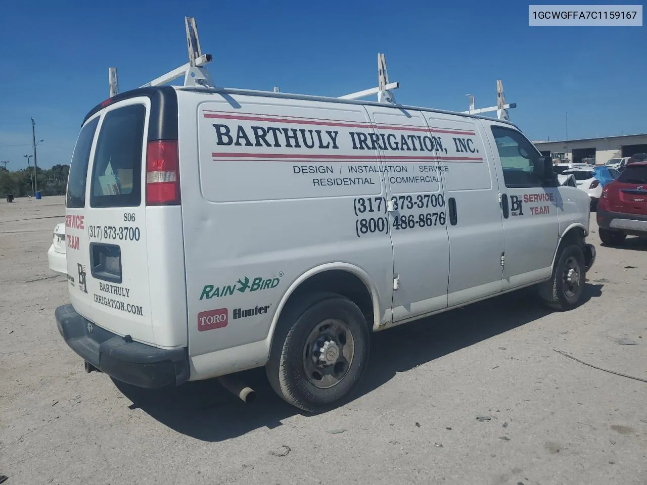 1GCWGFFA7C1159167 2012 Chevrolet Express G2500