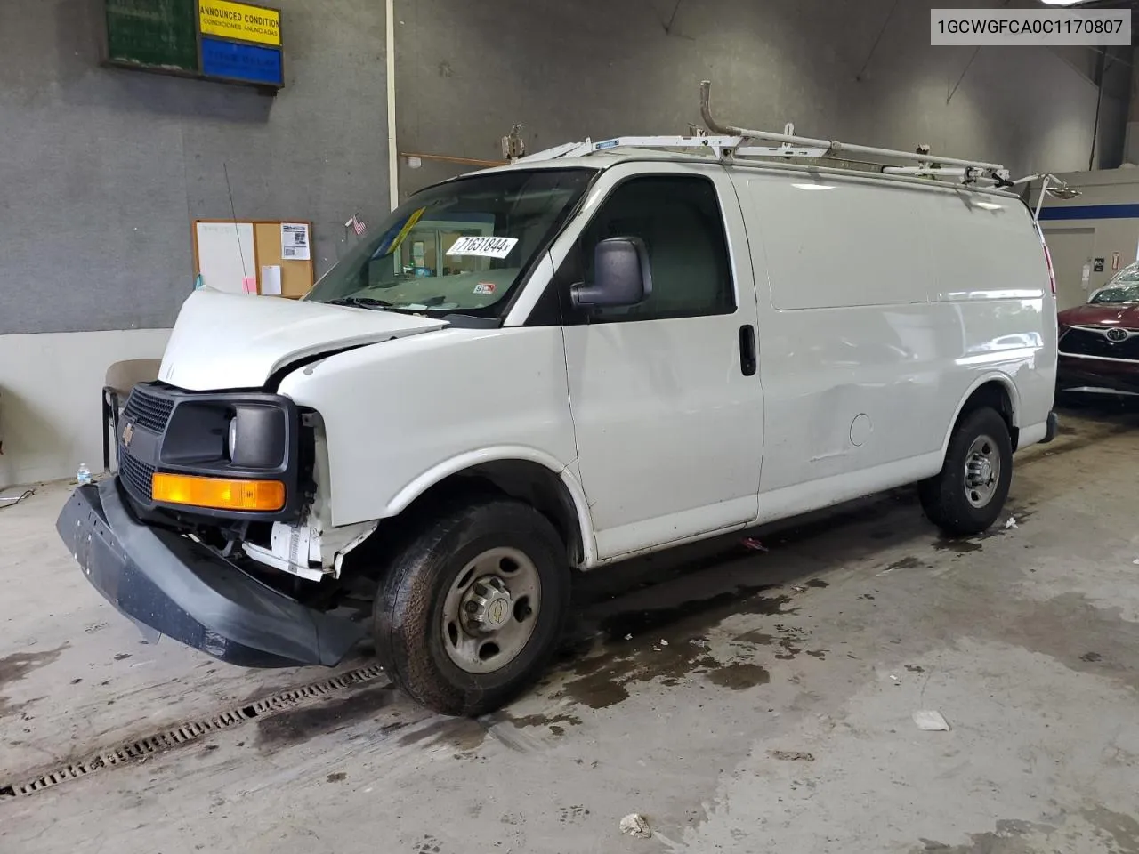 2012 Chevrolet Express G2500 VIN: 1GCWGFCA0C1170807 Lot: 71631844