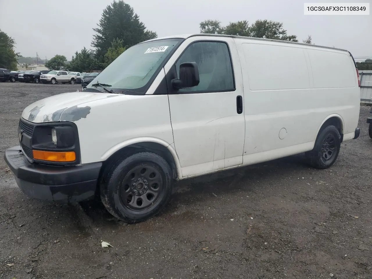 2012 Chevrolet Express G1500 VIN: 1GCSGAFX3C1108349 Lot: 71972514