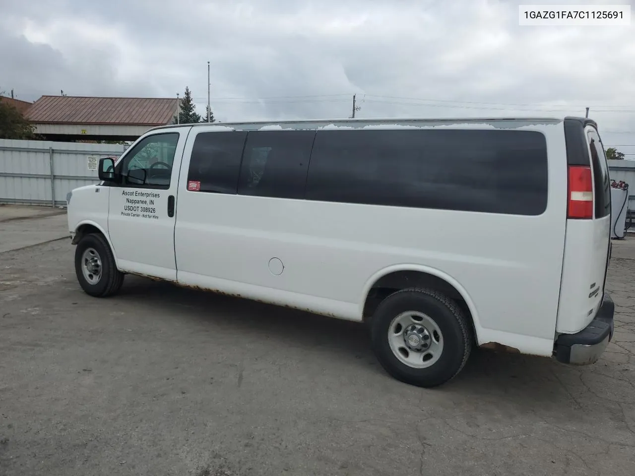 2012 Chevrolet Express G3500 Lt VIN: 1GAZG1FA7C1125691 Lot: 72529024