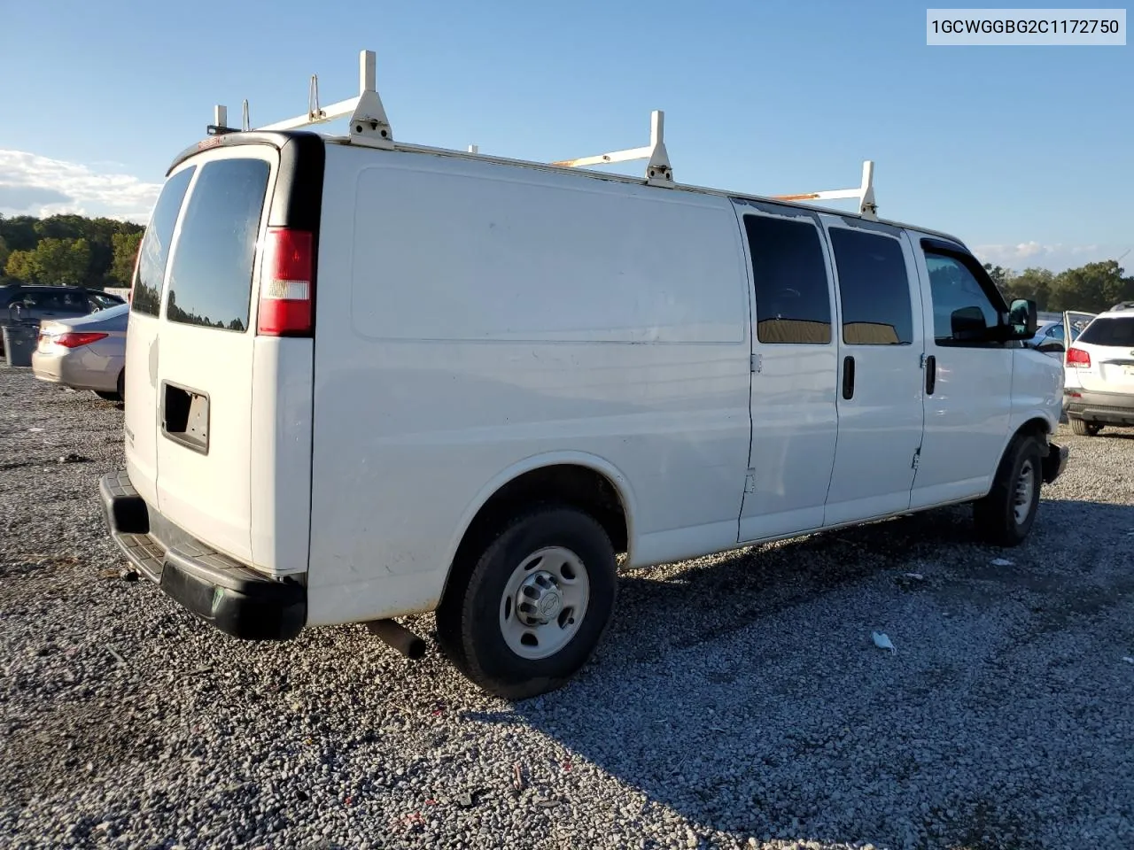 1GCWGGBG2C1172750 2012 Chevrolet Express G2500