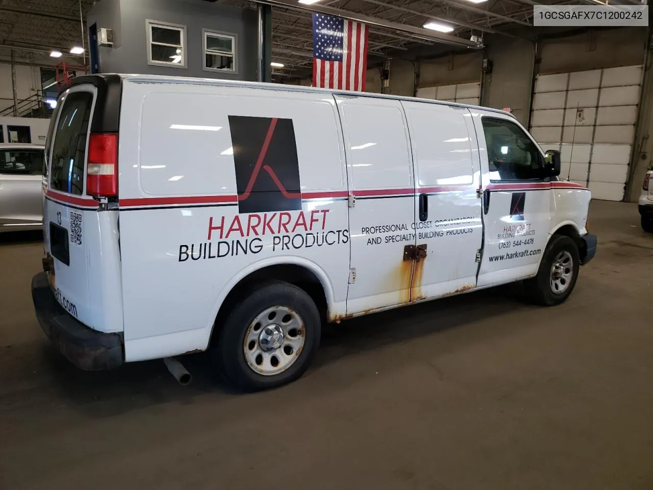 1GCSGAFX7C1200242 2012 Chevrolet Express G1500