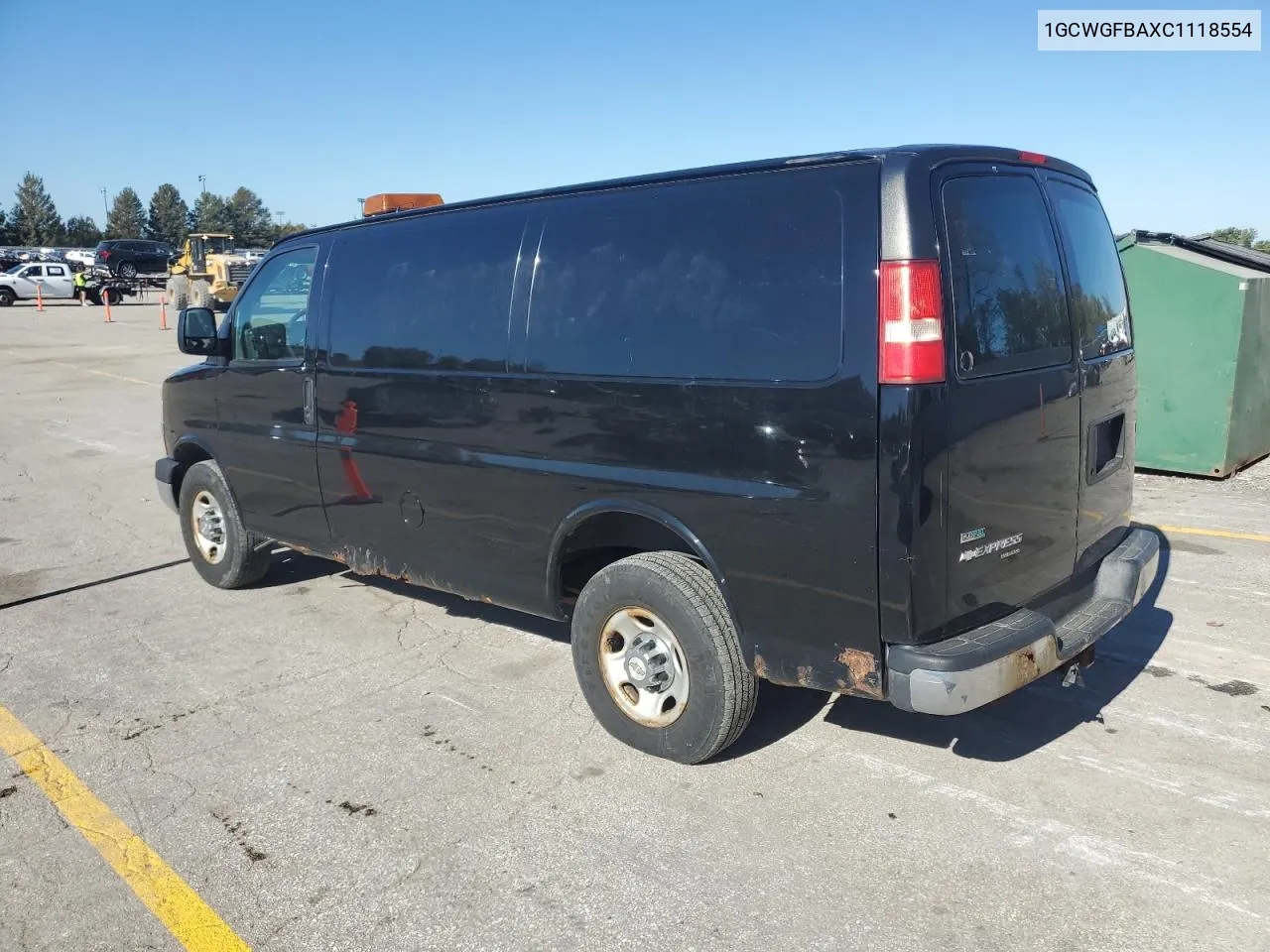 2012 Chevrolet Express G2500 VIN: 1GCWGFBAXC1118554 Lot: 73567604