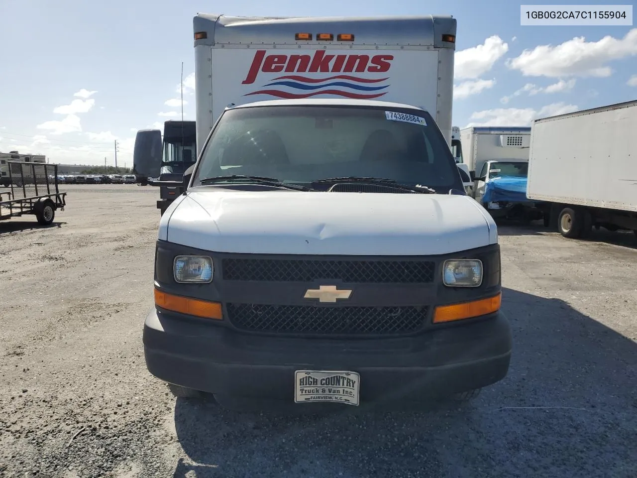 2012 Chevrolet Express G3500 VIN: 1GB0G2CA7C1155904 Lot: 74388884