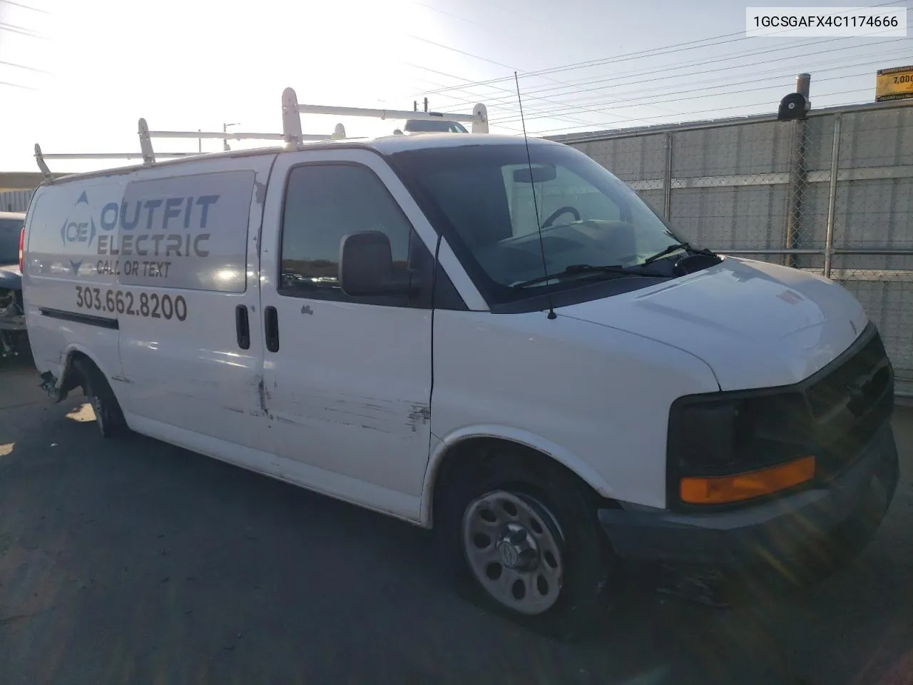 2012 Chevrolet Express G1500 VIN: 1GCSGAFX4C1174666 Lot: 74433114