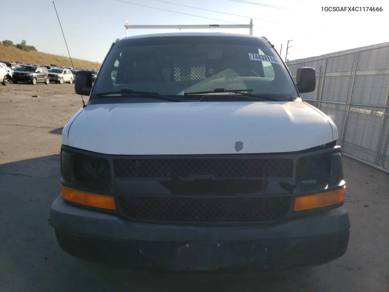 2012 Chevrolet Express G1500 VIN: 1GCSGAFX4C1174666 Lot: 74433114