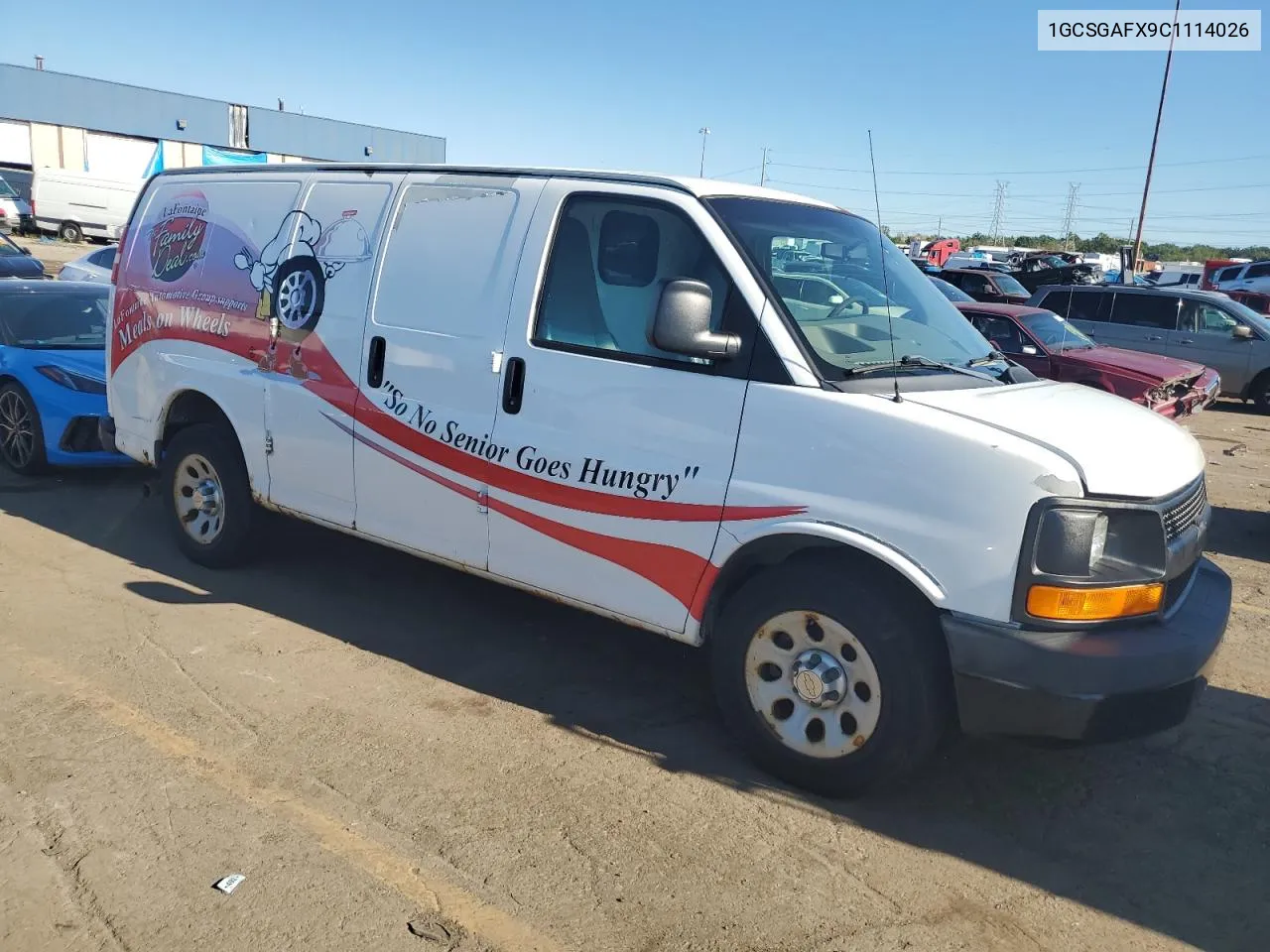 2012 Chevrolet Express G1500 VIN: 1GCSGAFX9C1114026 Lot: 74462904