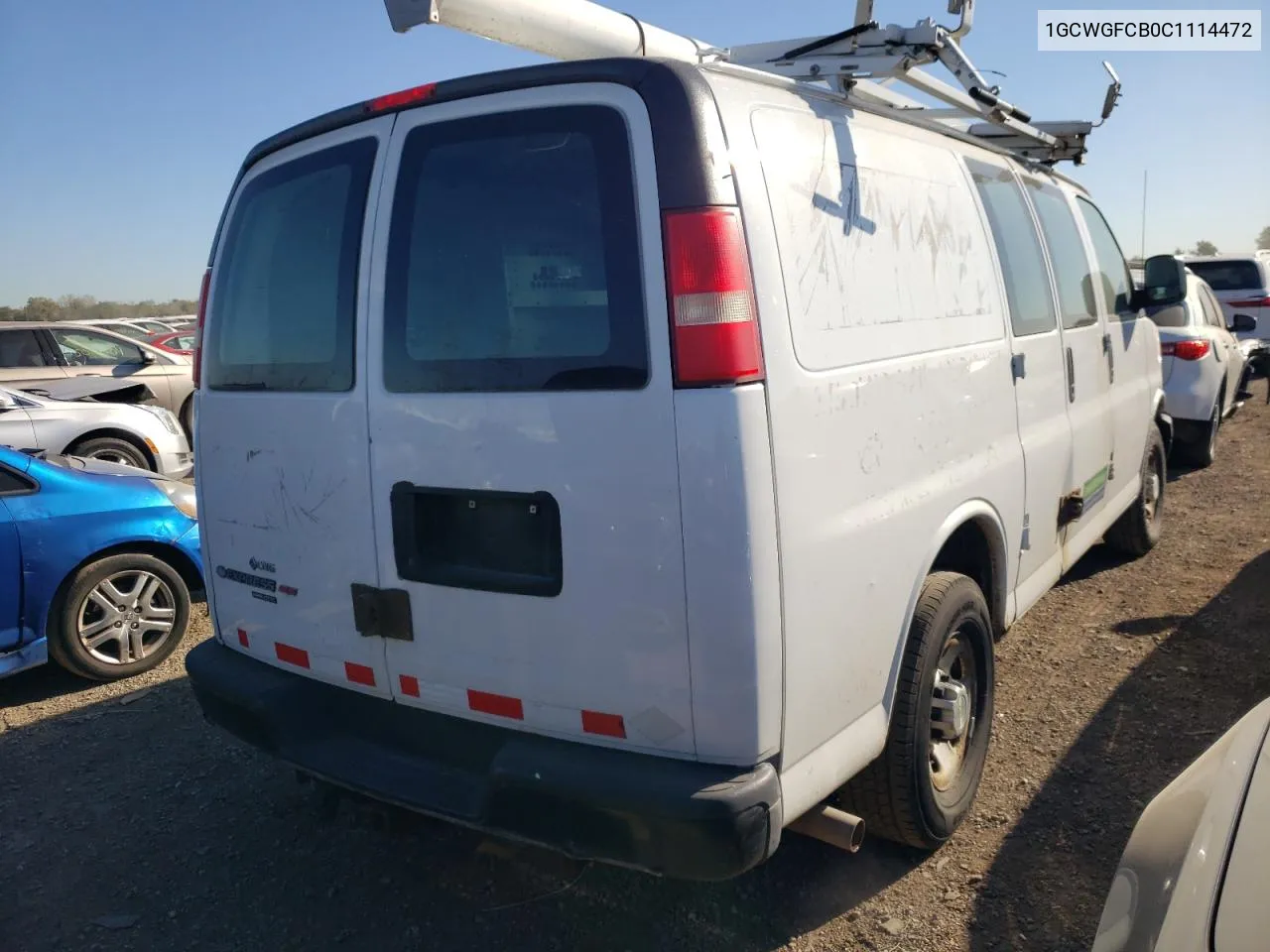 2012 Chevrolet Express G2500 VIN: 1GCWGFCB0C1114472 Lot: 74638224