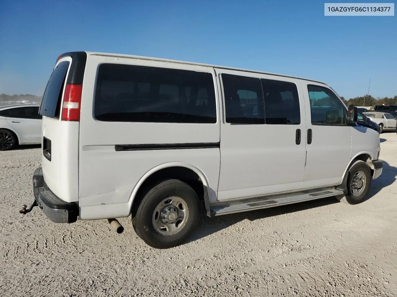 2012 Chevrolet Express G3500 Lt VIN: 1GAZGYFG6C1134377 Lot: 75669234