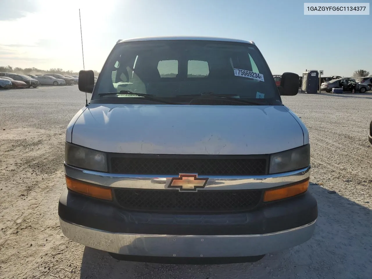 2012 Chevrolet Express G3500 Lt VIN: 1GAZGYFG6C1134377 Lot: 75669234