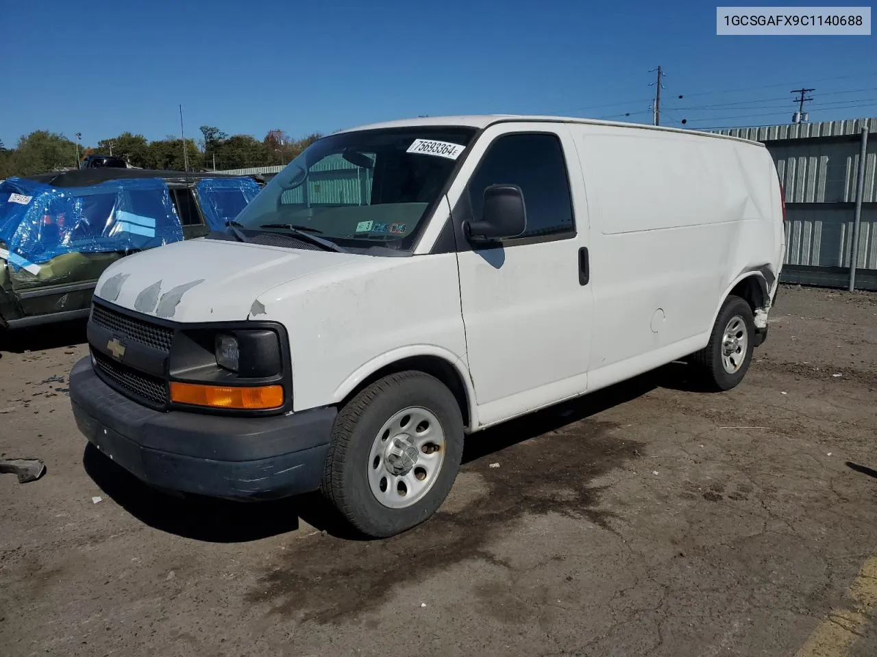 2012 Chevrolet Express G1500 VIN: 1GCSGAFX9C1140688 Lot: 75693364