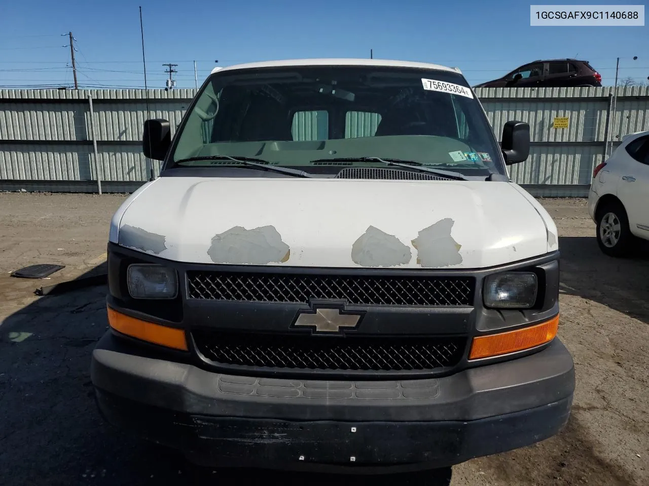 1GCSGAFX9C1140688 2012 Chevrolet Express G1500