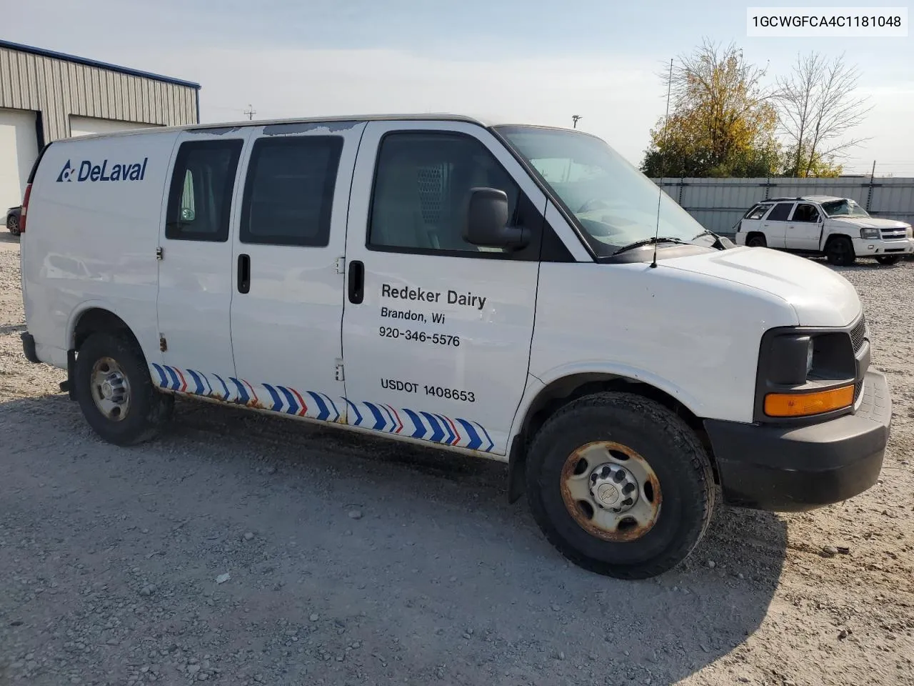 2012 Chevrolet Express G2500 VIN: 1GCWGFCA4C1181048 Lot: 75886484