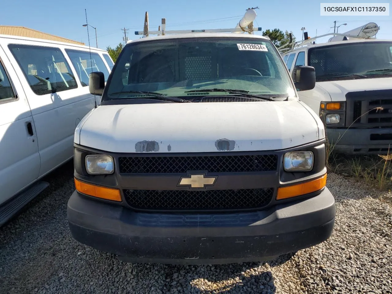 2012 Chevrolet Express G1500 VIN: 1GCSGAFX1C1137350 Lot: 76128634