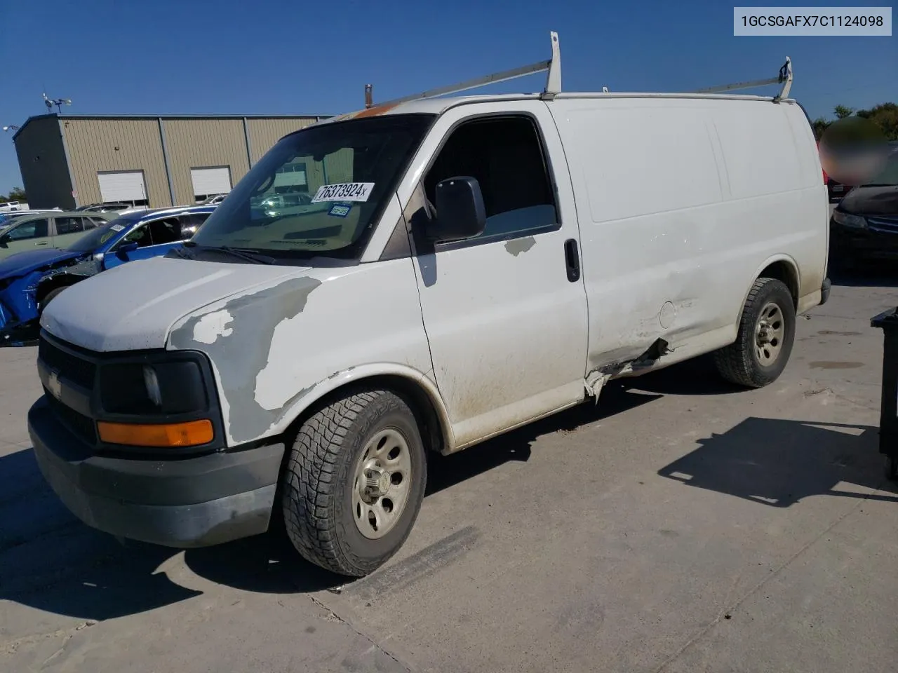 2012 Chevrolet Express G1500 VIN: 1GCSGAFX7C1124098 Lot: 76373924