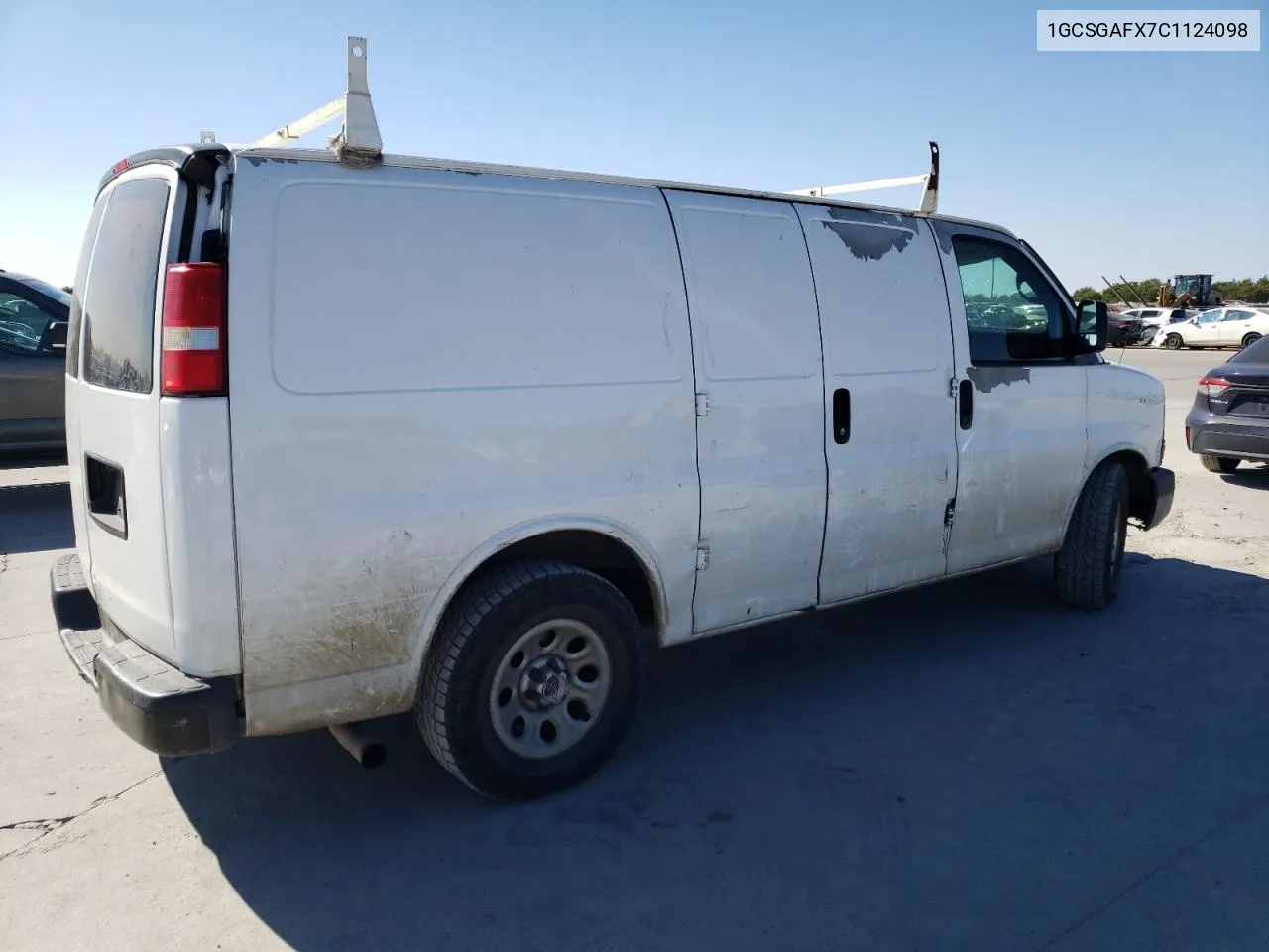 2012 Chevrolet Express G1500 VIN: 1GCSGAFX7C1124098 Lot: 76373924