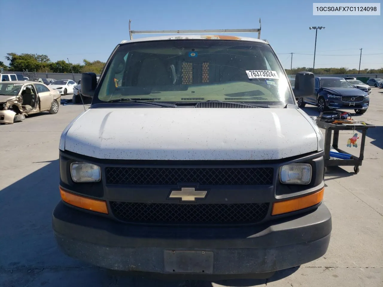 2012 Chevrolet Express G1500 VIN: 1GCSGAFX7C1124098 Lot: 76373924