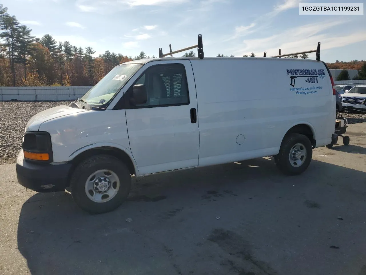 2012 Chevrolet Express G3500 VIN: 1GCZGTBA1C1199231 Lot: 77201114