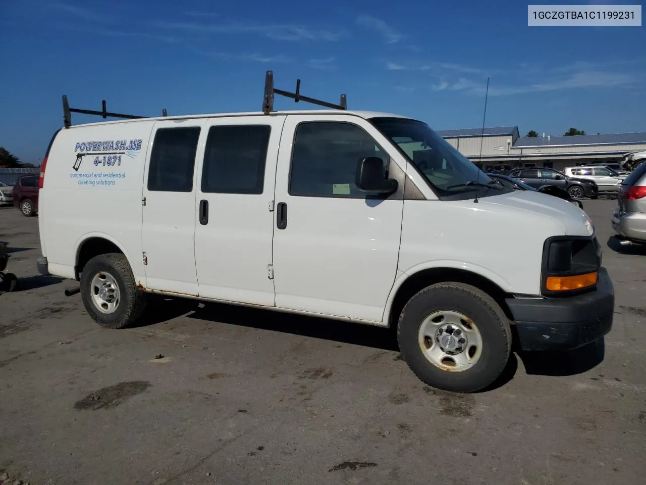 2012 Chevrolet Express G3500 VIN: 1GCZGTBA1C1199231 Lot: 77201114