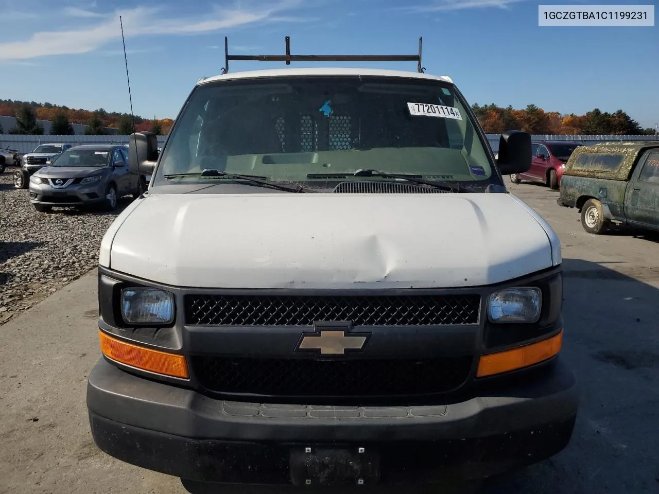 2012 Chevrolet Express G3500 VIN: 1GCZGTBA1C1199231 Lot: 77201114