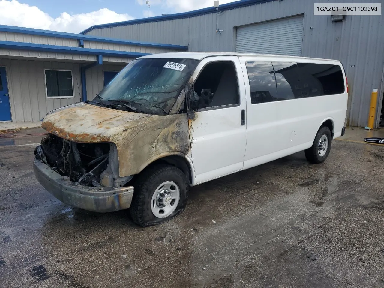 2012 Chevrolet Express G3500 Lt VIN: 1GAZG1FG9C1102398 Lot: 78536814