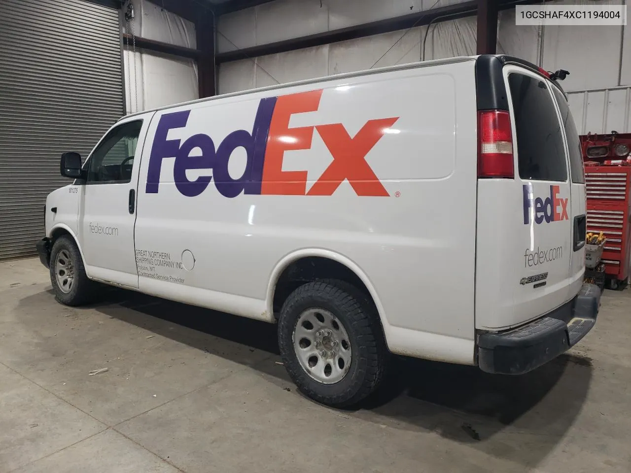 2012 Chevrolet Express G1500 VIN: 1GCSHAF4XC1194004 Lot: 78611044