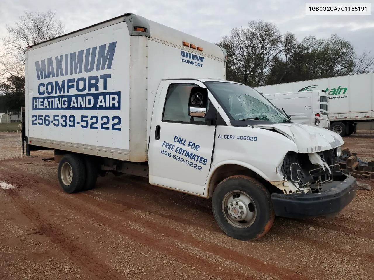 2012 Chevrolet Express G3500 VIN: 1GB0G2CA7C1155191 Lot: 78642454