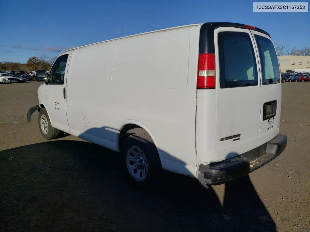 2012 Chevrolet Express G1500 VIN: 1GCSGAFX3C1167353 Lot: 78810004