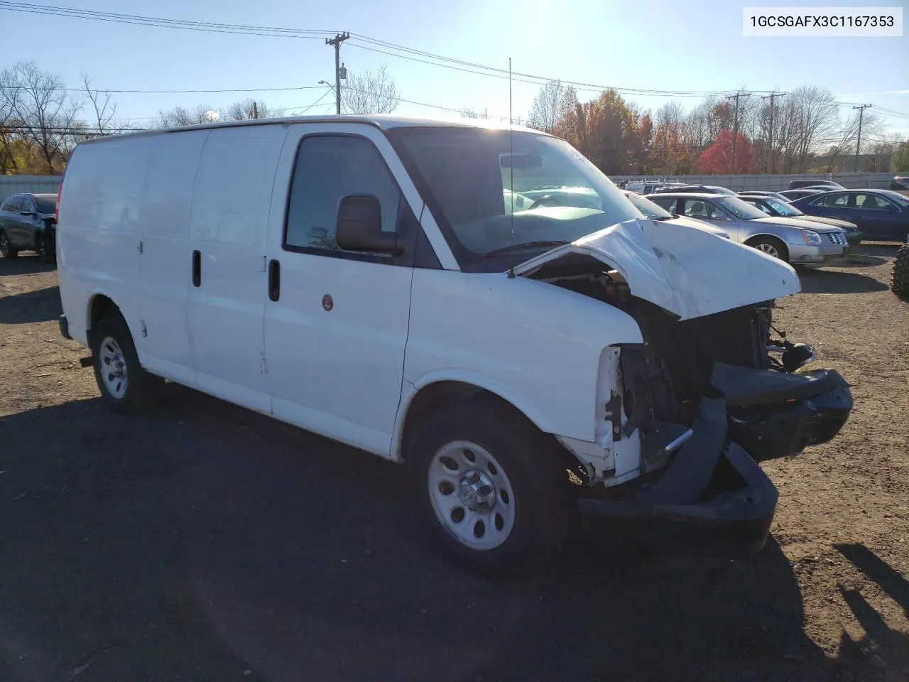 2012 Chevrolet Express G1500 VIN: 1GCSGAFX3C1167353 Lot: 78810004