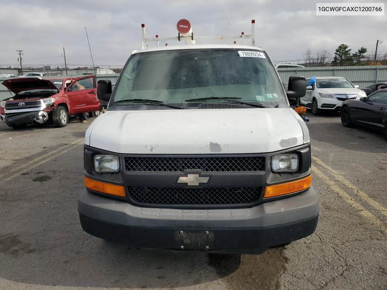 2012 Chevrolet Express G2500 VIN: 1GCWGFCAXC1200766 Lot: 78899254