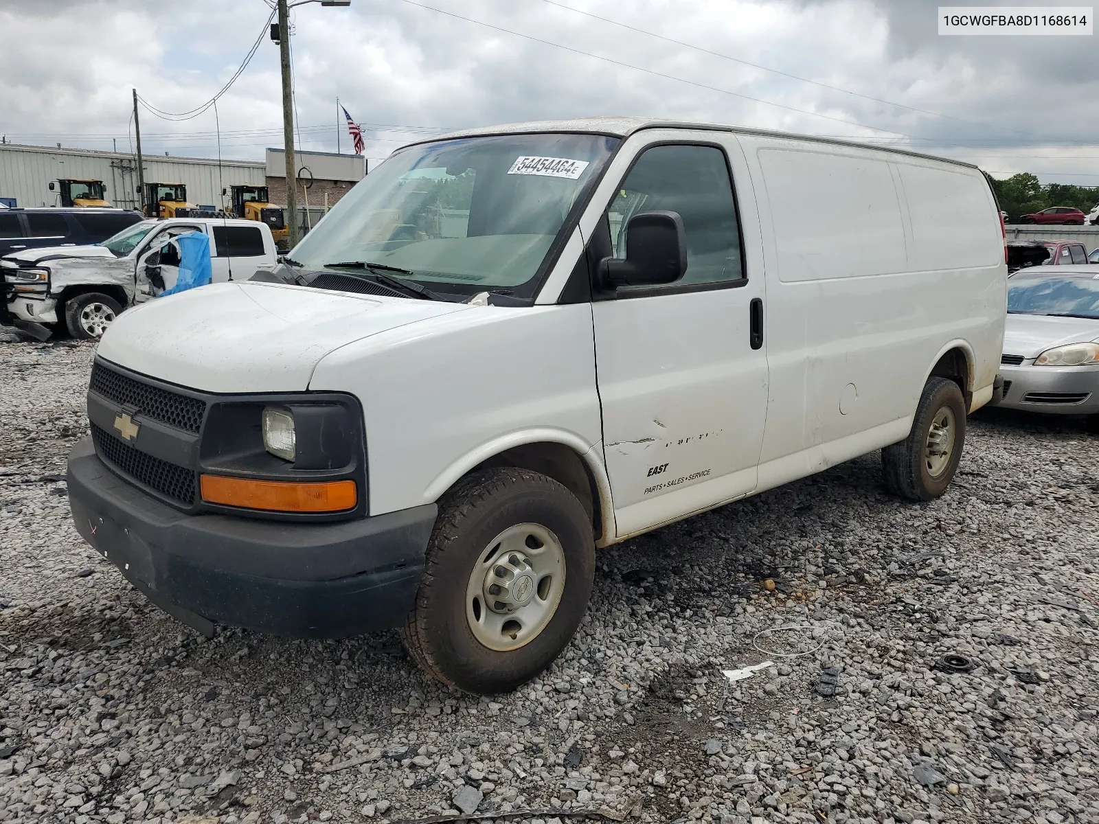 2013 Chevrolet Express G2500 VIN: 1GCWGFBA8D1168614 Lot: 54454464