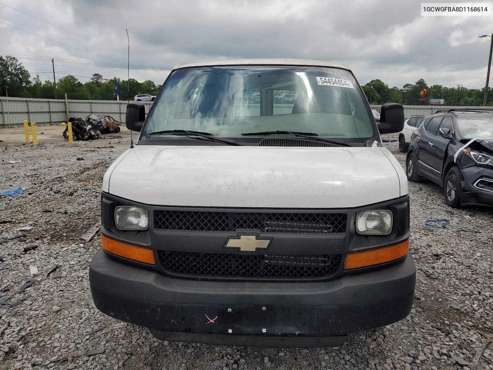 2013 Chevrolet Express G2500 VIN: 1GCWGFBA8D1168614 Lot: 54454464