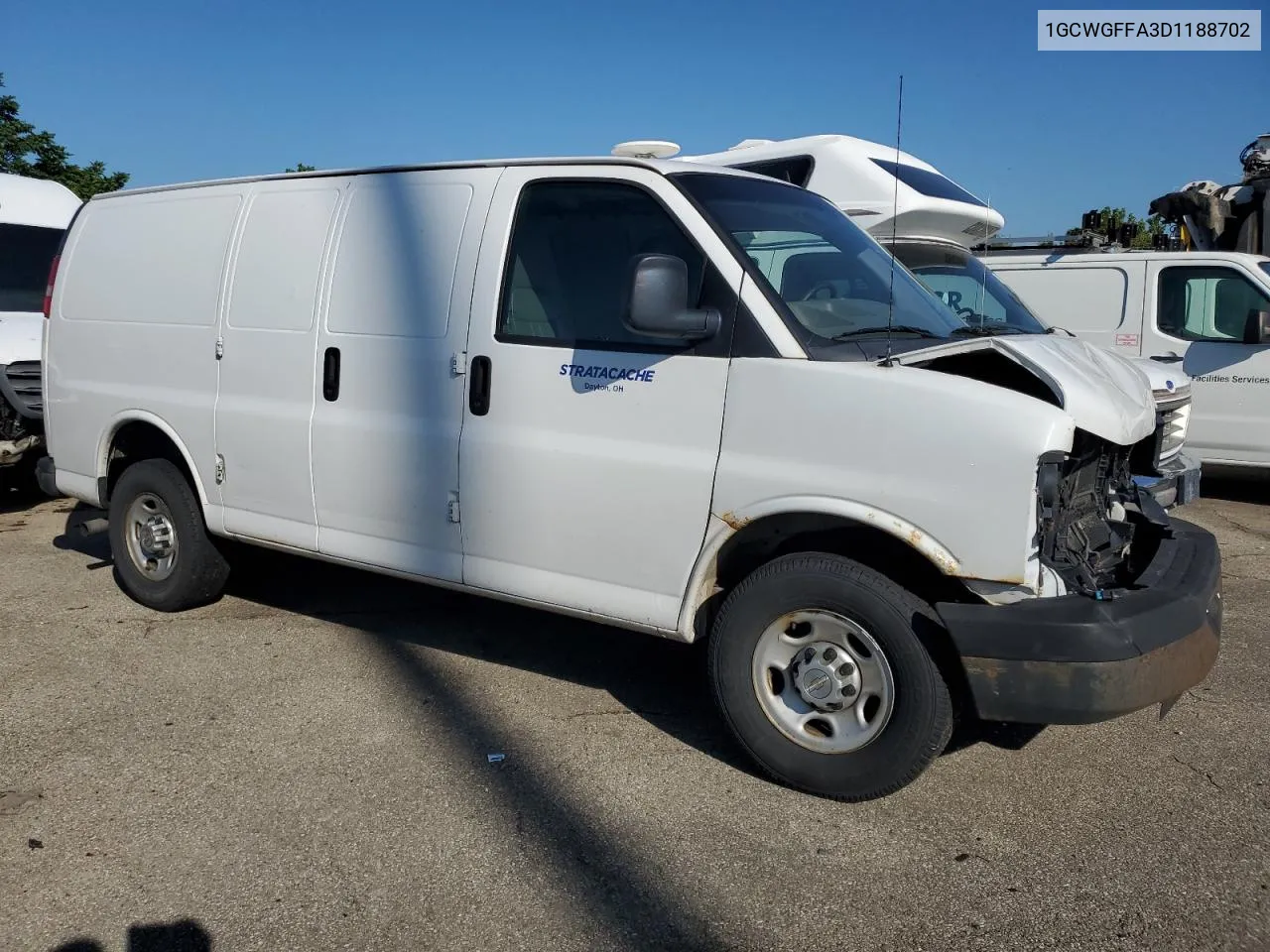 2013 Chevrolet Express G2500 VIN: 1GCWGFFA3D1188702 Lot: 57127764