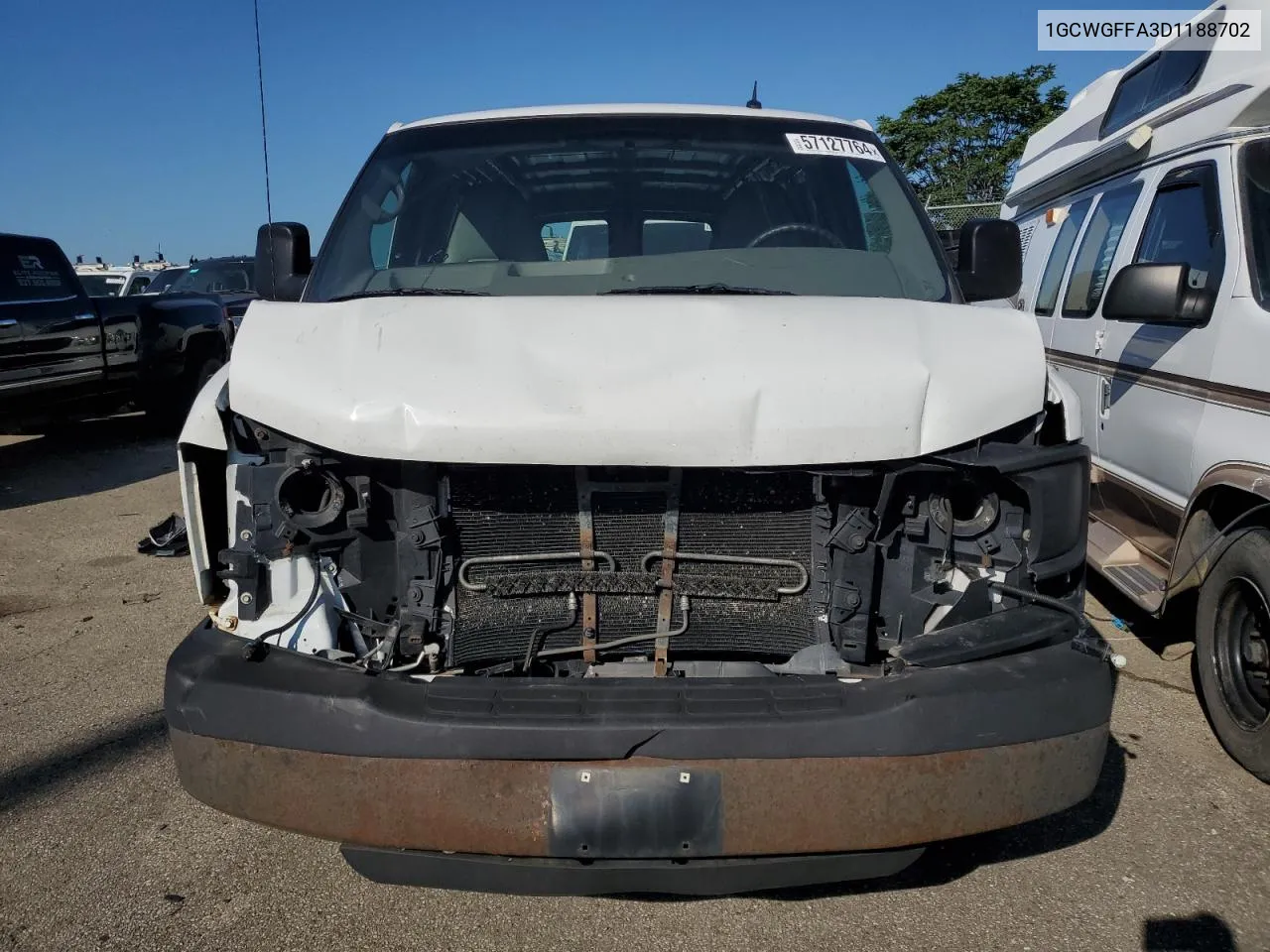 1GCWGFFA3D1188702 2013 Chevrolet Express G2500