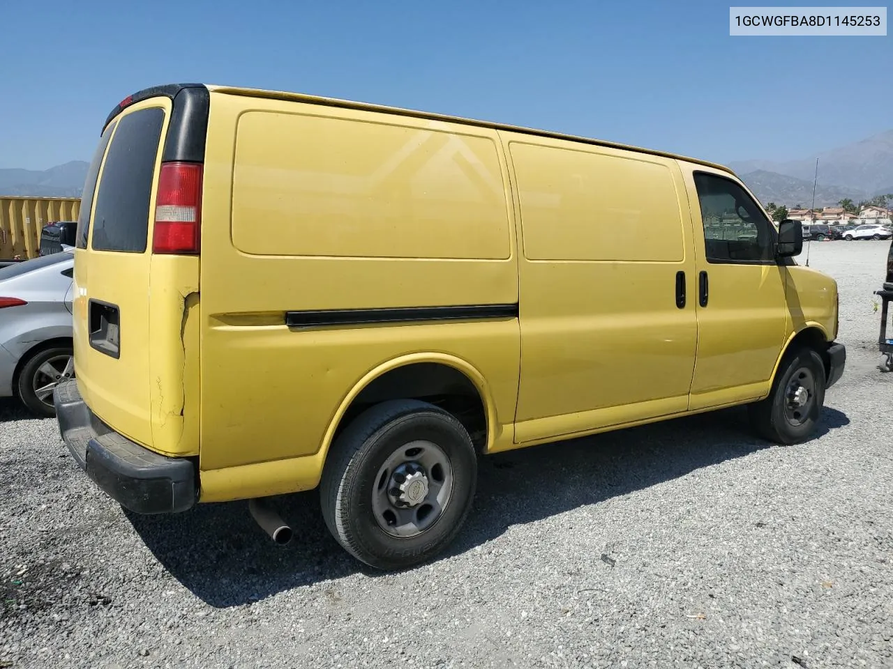 2013 Chevrolet Express G2500 VIN: 1GCWGFBA8D1145253 Lot: 60127954