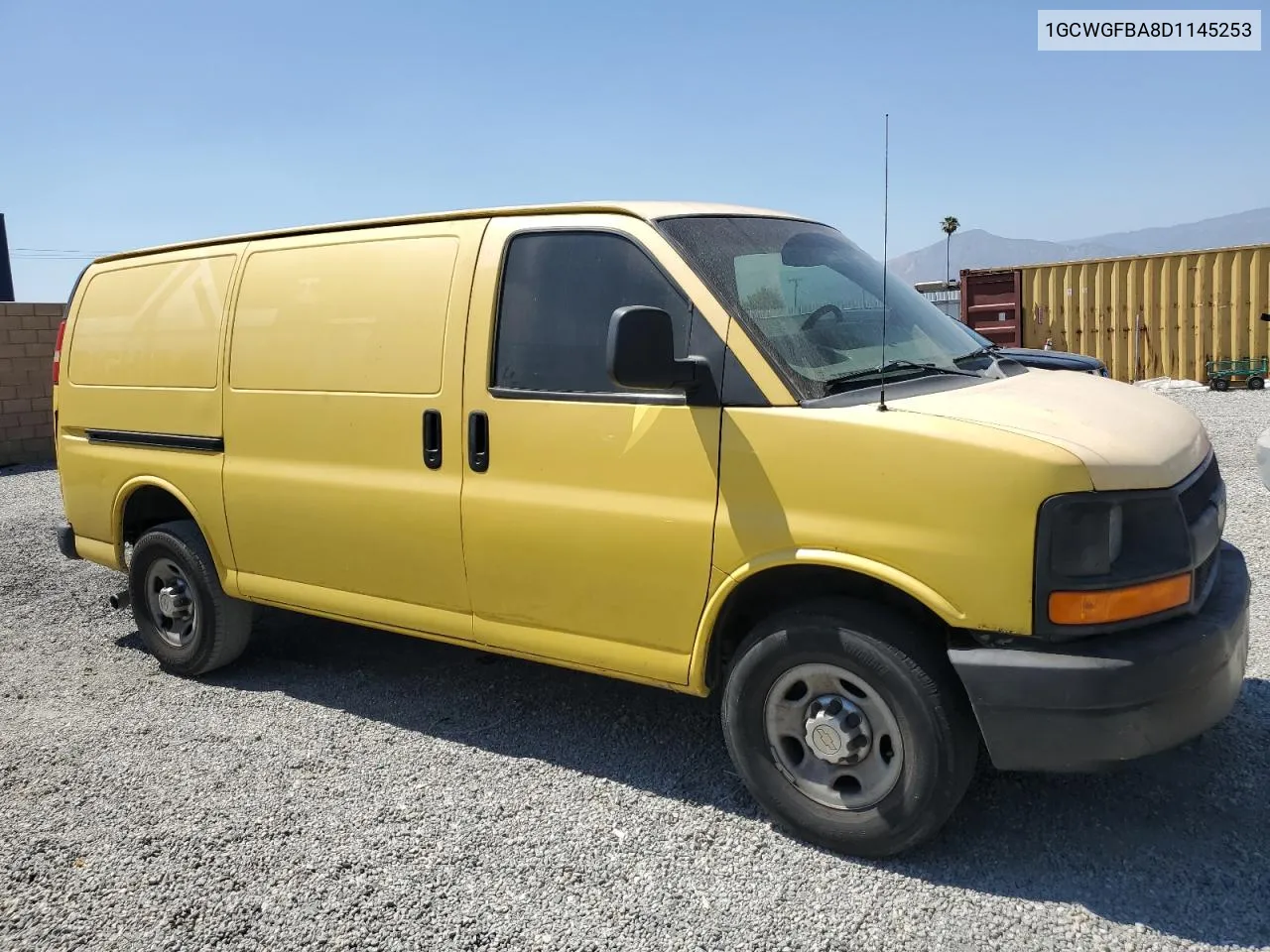 2013 Chevrolet Express G2500 VIN: 1GCWGFBA8D1145253 Lot: 60127954