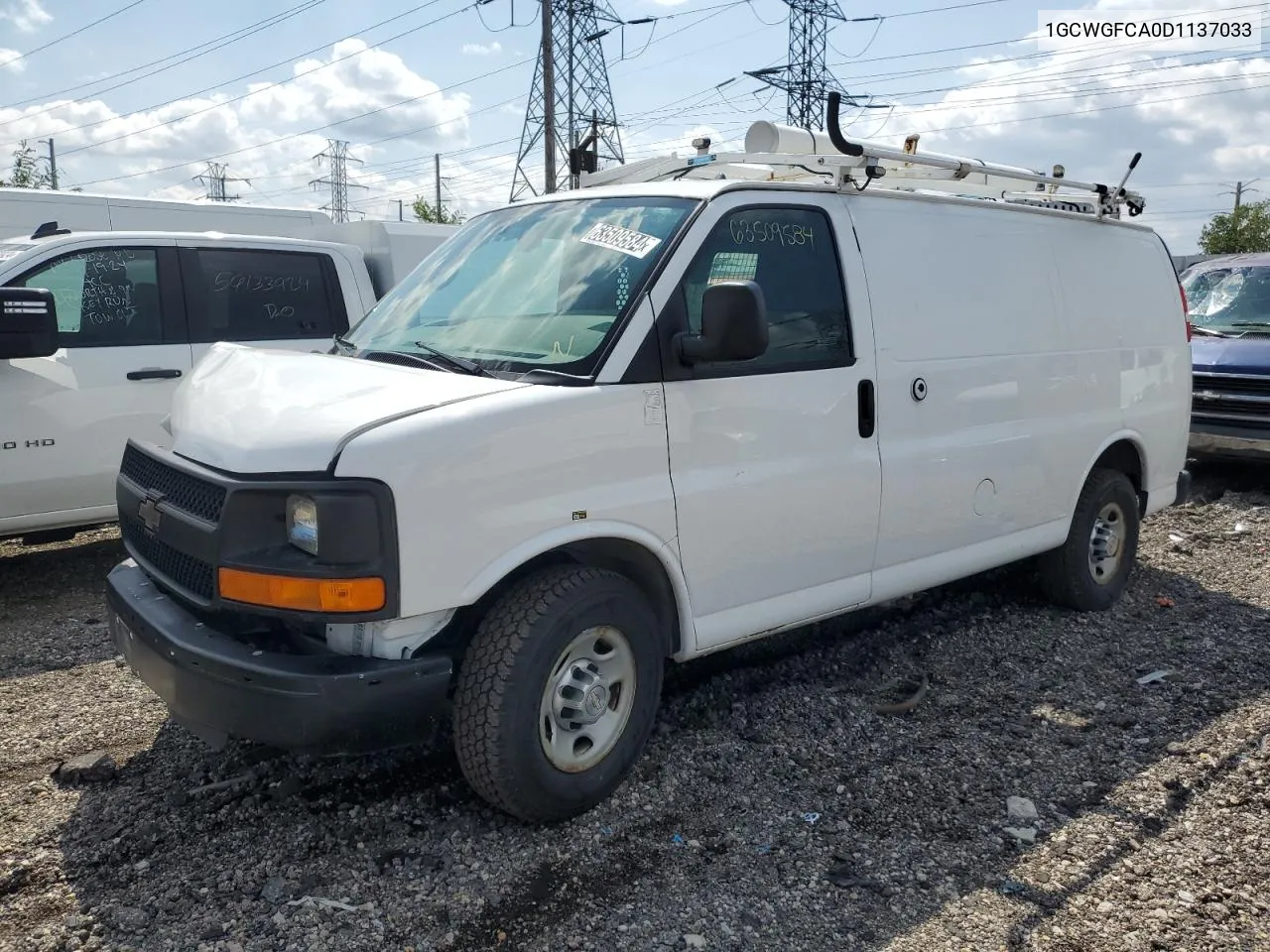 2013 Chevrolet Express G2500 VIN: 1GCWGFCA0D1137033 Lot: 63509584