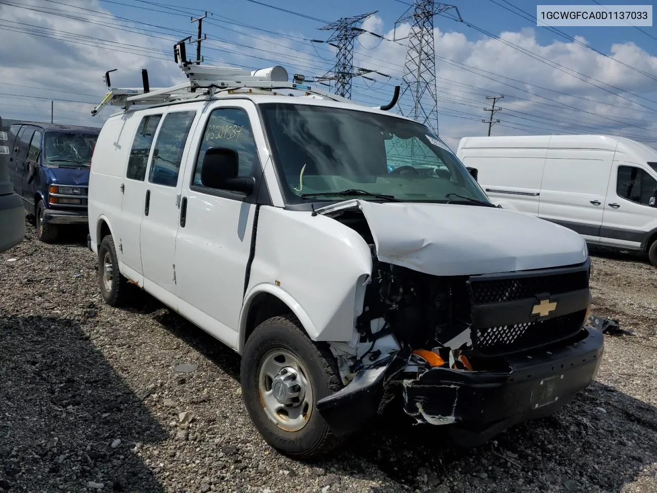 2013 Chevrolet Express G2500 VIN: 1GCWGFCA0D1137033 Lot: 63509584